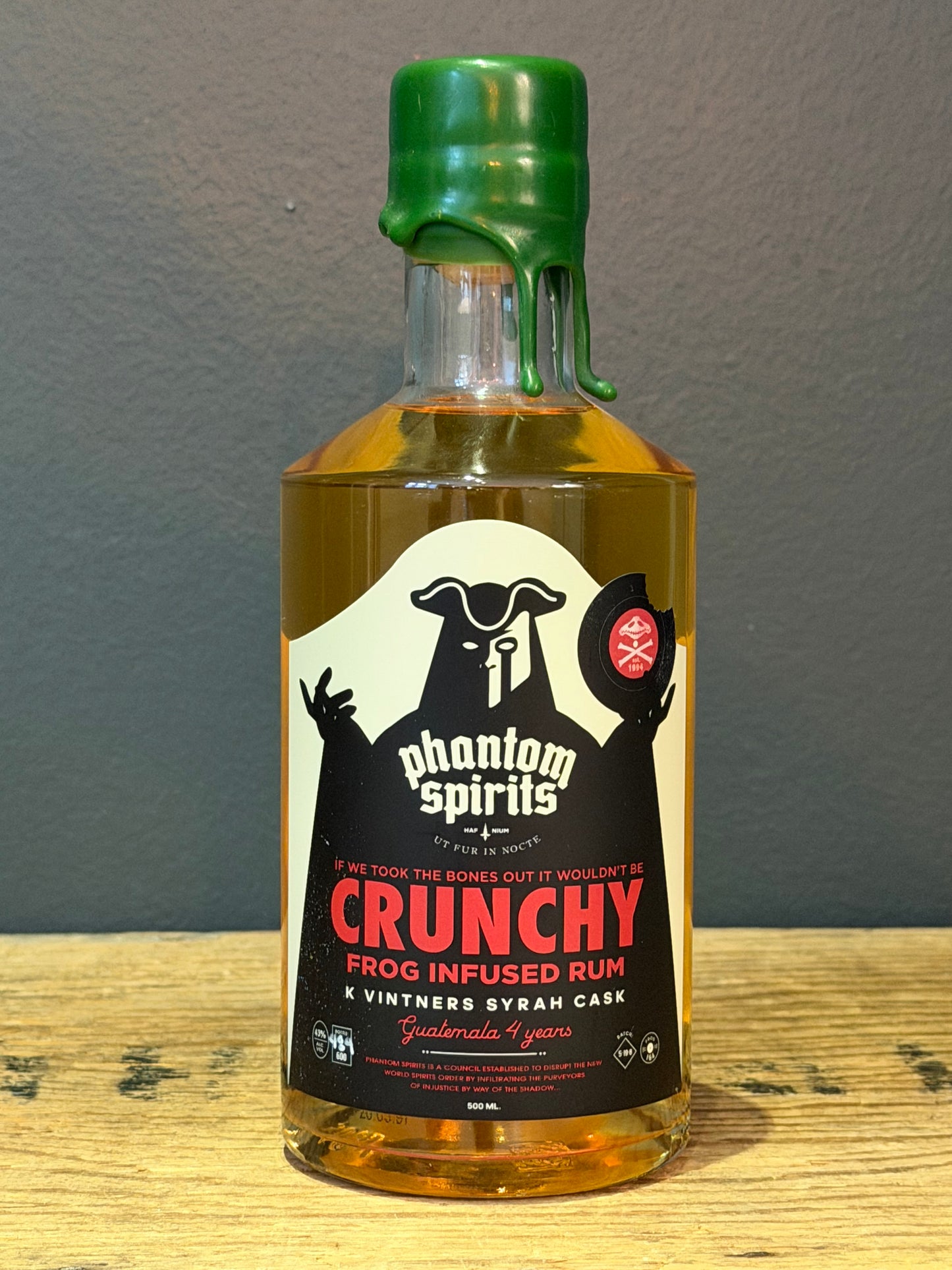 Crunchy Frog Infused 4 y.o. Guatemalan Rum