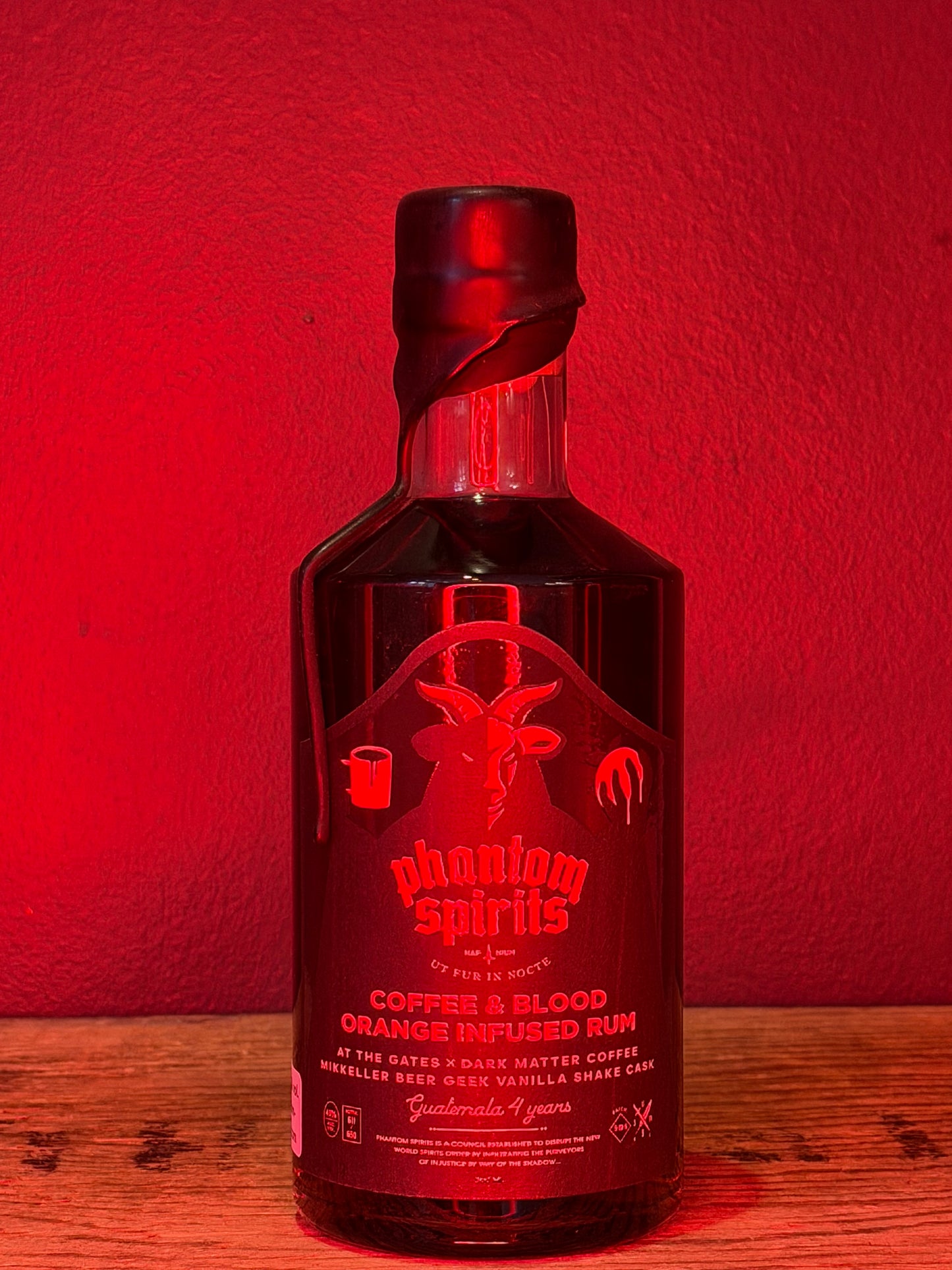 Coffee and Blood Orange Infused 4 y.o. Guatemalan Rum